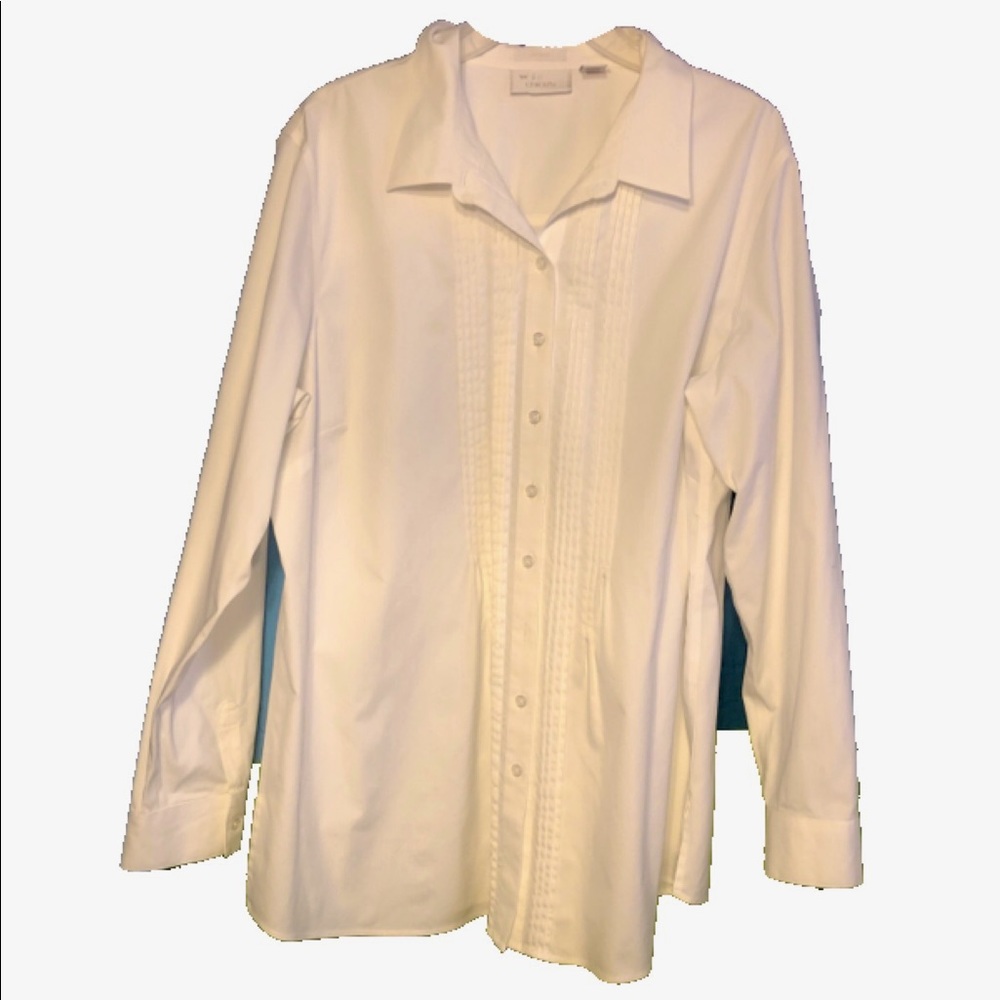 Chico’s white button down